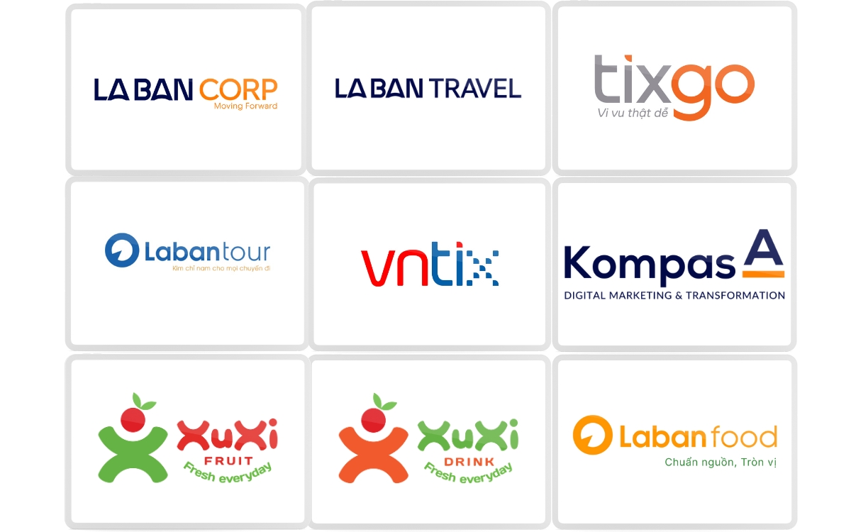 Hệ sinh thái La Bàn Corp: Du lịch, Thực phẩm, Marketing