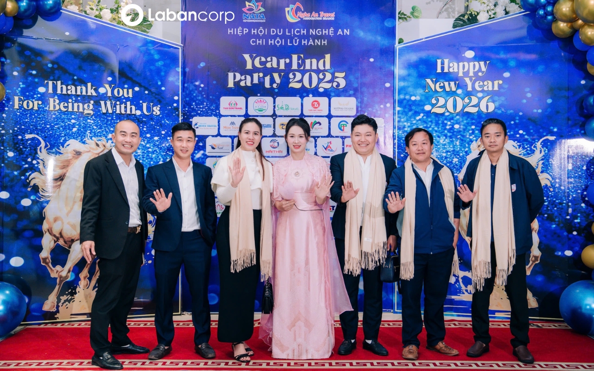 La Bàn Tour là nhà tài trợ bạc Year End Party 2025 Chi hội Lữ hành Nghệ An