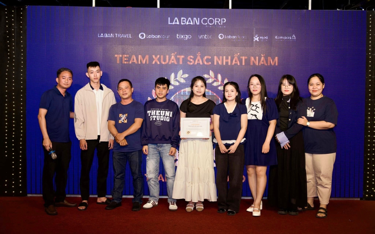 Các thành viên của La Bàn Corp được trao giải trong năm 2025 