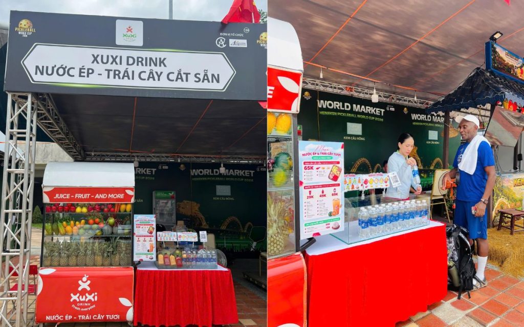 XuXi Fruit & XuXi Drink đồng hành Heineken Pickleball World Cup 2026